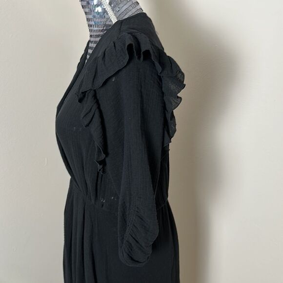 NWT!!  MASSCOB Gardiner ruffle-trimmed dress size L - Picture 5 of 15